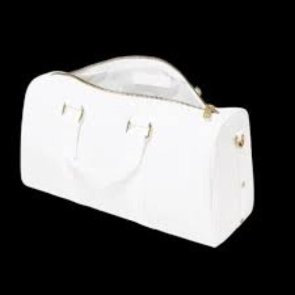NWT Stoney Clover Lane Classic Mini Duffle Bag In Blanc (White) - Picture 2 of 7